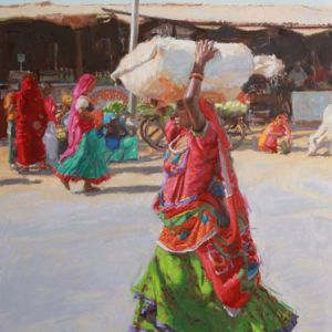 Rajasthani_Women_Working_Series_Carrying_Produce_30x20_2600_web